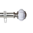 thumbnail image 2 of 1 inch Aria Curtain Rod 48-84" - Satin Nickel, 2 of 2