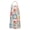 Pioneer Flower Floral-2, variant on Pioneer Flower Floral Print Pattern Apron for Women and Men, Cotton Linen Waterproof with Pockets, Adjustable, 33x27 Inch for Kitchen, Gardening, BBQ, Salon