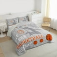 thumbnail image 3 of Castle Fairy Boys Girls Eat Sleep Basketball Bedding Comforter Set 2pcs,Ball Gamer Twin Comforter Sets Microfiber,Sport Theme Breathable Bedding Set,Luxury Bedroom Decor,Reversible, 3 of 8