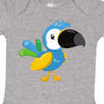 thumbnail image 4 of Inktastic Colorful Parrot, Tropical Parrot, Cute Parrot Boys or Girls Baby Bodysuit, 4 of 5