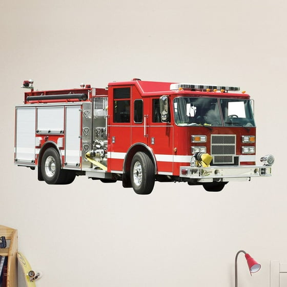 Fire Truck Wall Decal