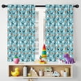 thumbnail image 5 of Blackout Kids Curtains,Halloween Ghosts and Bats Pattern Childrens Insulated Curtains Set Of 2,Bedroom Essentials,Toddler Room Decor 42"x54", 5 of 5