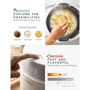 CUCKOO Twin Pressure Rice Cooker 6-Cup Uncooked / 12-Cup Cooked with Induction Heating Technology, 20 Menu Modes with Voice Guide, Versatile Rice Maker Multi-Cooker & Pressure Cooker (CRP-LHTR0609FW)