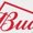 WHITE, variant on Budweiser - Bowtie Logo - Men's Short Sleeve T-Shirt
