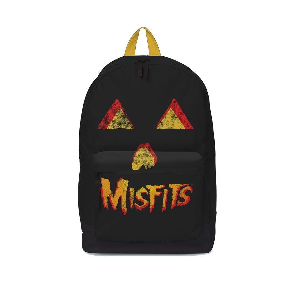 Official Misfits Fiend Skull Logo Backpack 