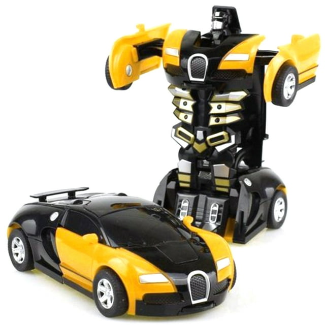 Coche robot deformable, juguete para niños, robot automático, juguete genial para cumpleaños de niños.