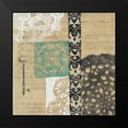 thumbnail image 2 of Goldberger, Jennifer 12x12 Black Modern Framed Museum Art Print Titled - Filigree and Key II, 2 of 5