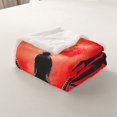 thumbnail image 4 of Erosebridal Hokusai Samurai Fleece Blanket 40x50 For Teens,Anime Theme Sherpa Throw,Japanese Style Decoration, 4 of 7