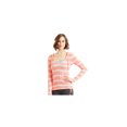 thumbnail image 1 of Aeropostale Chandail à Capuche Rayé pour Femmes, Orange, Juniors, Très Grand, 1 of 3