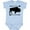 AE-Light Blue, variant on Buffalo Cute Animal Western Boys or Girls Baby Bodysuit