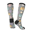 thumbnail image 4 of Fotbe Cute Geese print Women's Men's Novelty Crew Socks Cotton Socks Knee High Socks for Walking,Running,Nurses,Pregnancy, 4 of 9