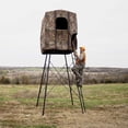 thumbnail image 4 of Open Box Muddy Steel 7 Foot Tall Quad Pod Blind Kit Roof Enclosure, 4 of 8