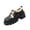 Black, variant on EKVAHL Women’s Round Toe Double‑Buckle Platform Loafers, Warm Lined Chunky Lug Sole Mary Jane Shoes, Non‑Slip Fall Winter Dating Office Daily Fashion Footwear