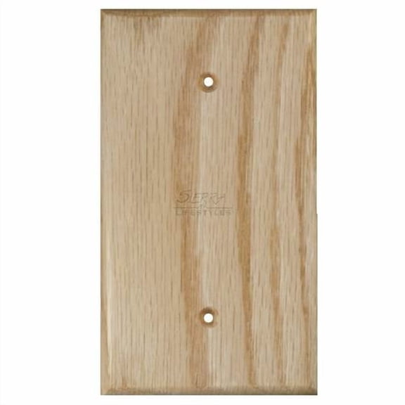 Traditional - 1 Toggle - Red Oak (Single Switch)