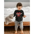 thumbnail image 3 of Tstars Boys Unisex Valentine's Day Awesome Shirts for Kids Love Dabbing Heart Love Dab Valentine's Day Gift Idea for Boy Toddler Kids Long Sleeve T Shirt, 3 of 7