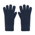 thumbnail image 1 of Guantes de invierno Star para mujer, guantes de punto cálidos, guantes para niñas con pantalla táctil, 1 of 5