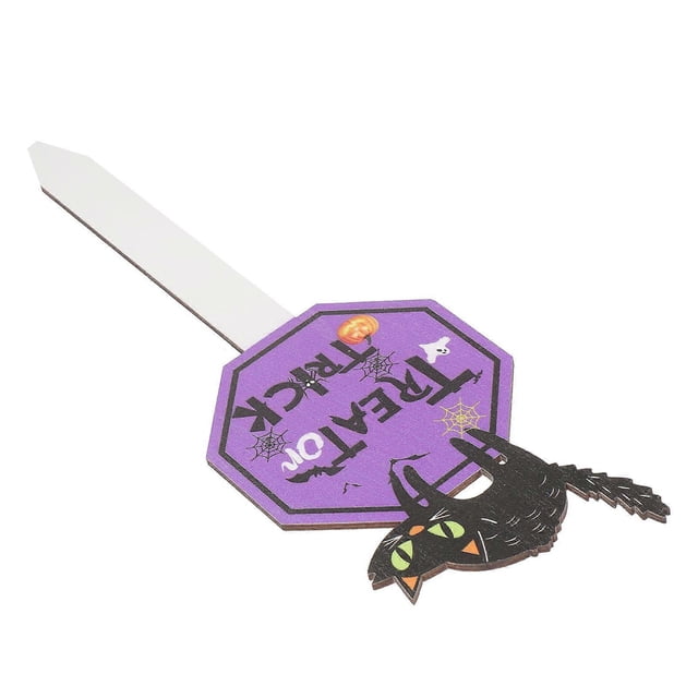 Here's a polished and engaging product description for your **Halloween Stake Outdoor Garden Decoration with Themed Wood Sign**:\n\n \n\n🎃 **Spook Up