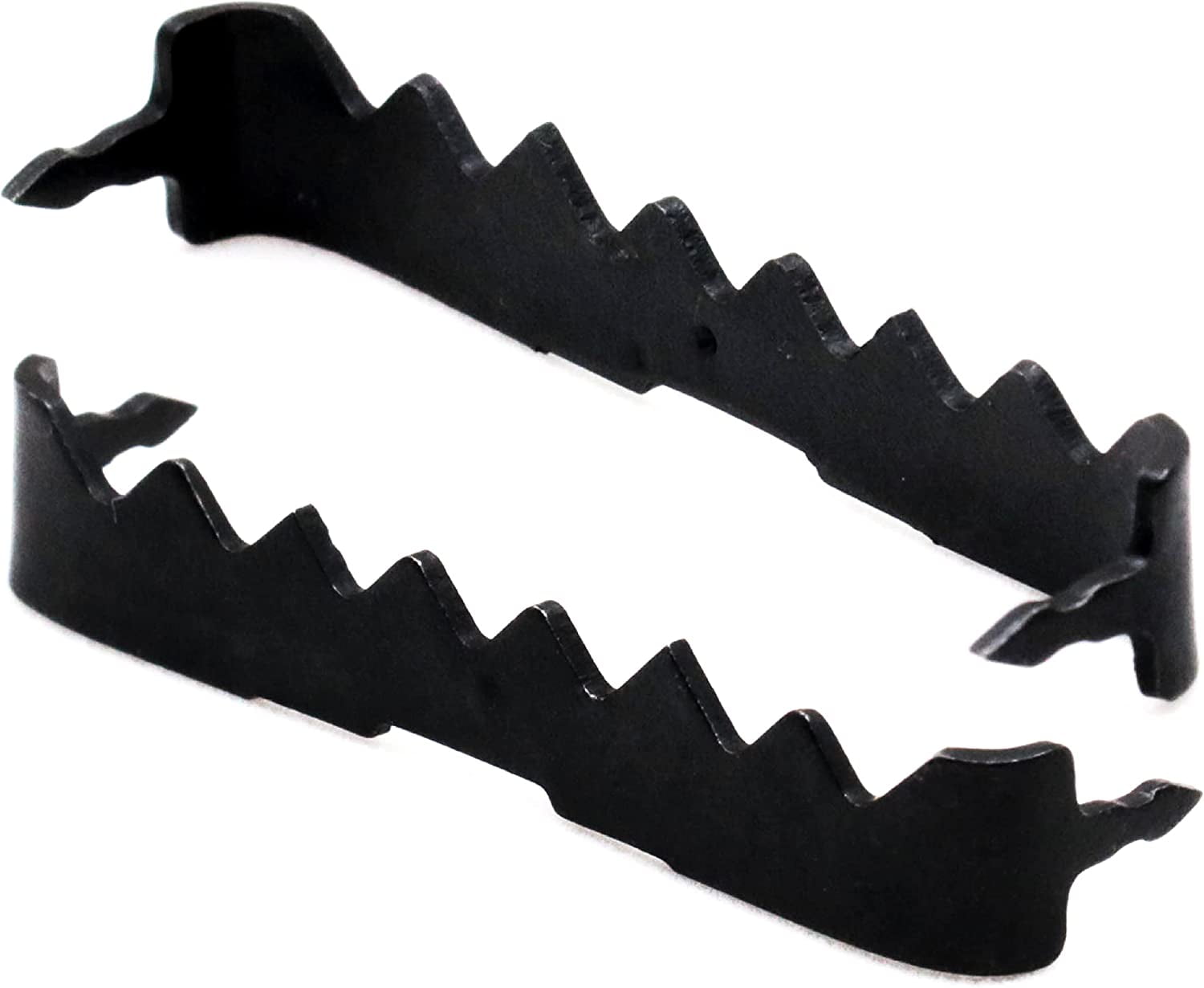 Sawtooth Picture Hangers - 100 Pack - 1" 3/4 Black Saw Tooth Hangers, No Nail, No Additional Hardware Needed