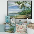 thumbnail image 2 of Designart 'Green Coast of The Baltic Sea' Nautical & Coastal Framed Canvas Wall Art Print, 2 of 5