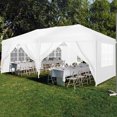thumbnail image 5 of HOTEEL 10x20 Pop up Canopy Tent, Protable Canopy Tent with 6 Sidewalls Waterproof Commercial Pop up Tent for Parties, Wedding, Camping, Courtyard with Carry Bag,White, 5 of 10