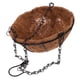 thumbnail image 3 of Maceta colgante de metal de 20 cm (8 pulgadas), cesta de coco redonda con alambre de acero, soporte para plantas, macetas decorativas colgantes para interiores y exteriores., 3 of 8