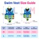 thumbnail image 5 of Chaleco de natación HeySplash para niños pequeños, chaqueta flotante con correa de seguridad, 5 of 7