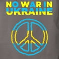 thumbnail image 3 of CafePress - No War In Ukraine Support American Ukraini T Shirt - Womens Comfort Colors® Shirt, 3 of 4
