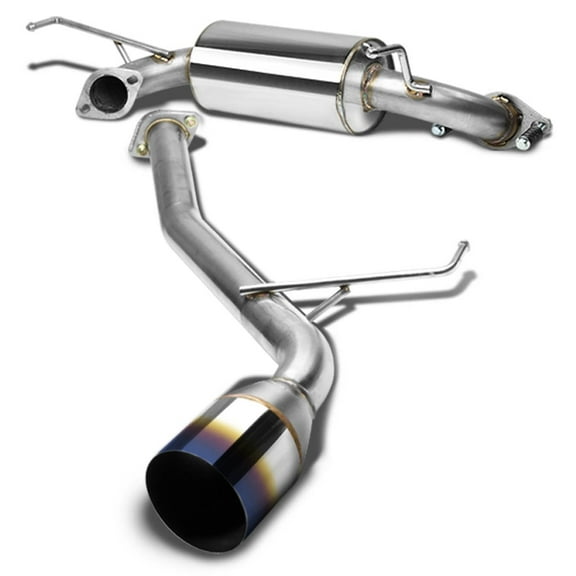 DNA Motoring For 00-04 Toyota Celica GT GTS T230 Cat-Back Exhaust Titanium Style Tip Muffler