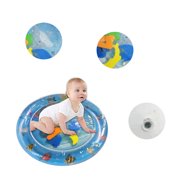 21.6"x21.6" Inflatable Baby Water Mat Infants Toddlers Fun Activity Play Center for Children Kids