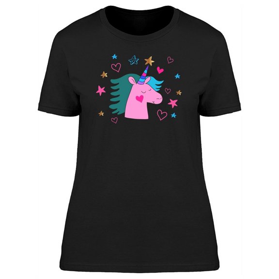Unicorn And Star Magic T-Shirt Women -Image by Shutterstock, Female x-Large
