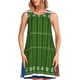 thumbnail image 1 of Balery American Football Field Vestidos de verano para mujer con estampado: vestido holgado sin mangas, vestido playero informal y cómodo para días calurosos., 1 of 7
