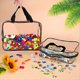 thumbnail image 4 of Bolsas Grandes para Guardar Juguetes con Etiquetas, Almacenamiento de Juegos de Mesa de PVC Transparente Reutilizable, Bolsas Organizadoras Impermeables de Viaje con Cremallera, 4 of 5