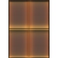 thumbnail image 1 of Ahgly Company Indoor Rectangle Patterned Bronze Brown Novelty Area Rugs, 8' x 12', 1 of 6
