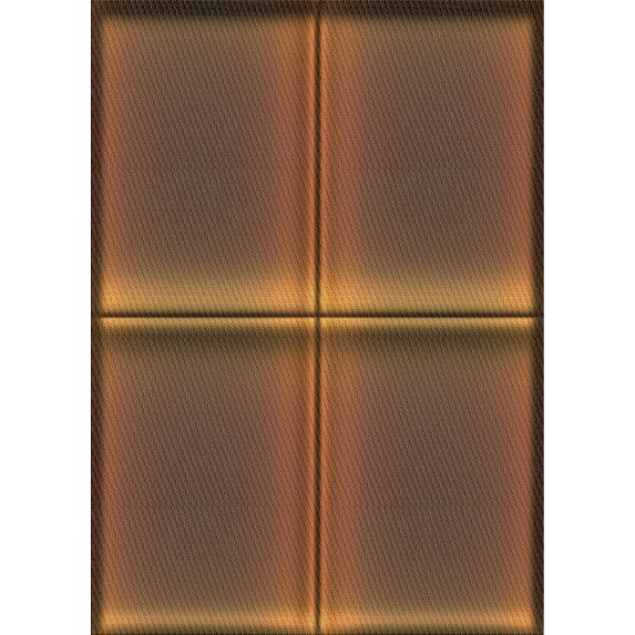 Ahgly Company Indoor Rectangle Patterned Bronze Brown Novelty Area Rugs, 8' x 12'