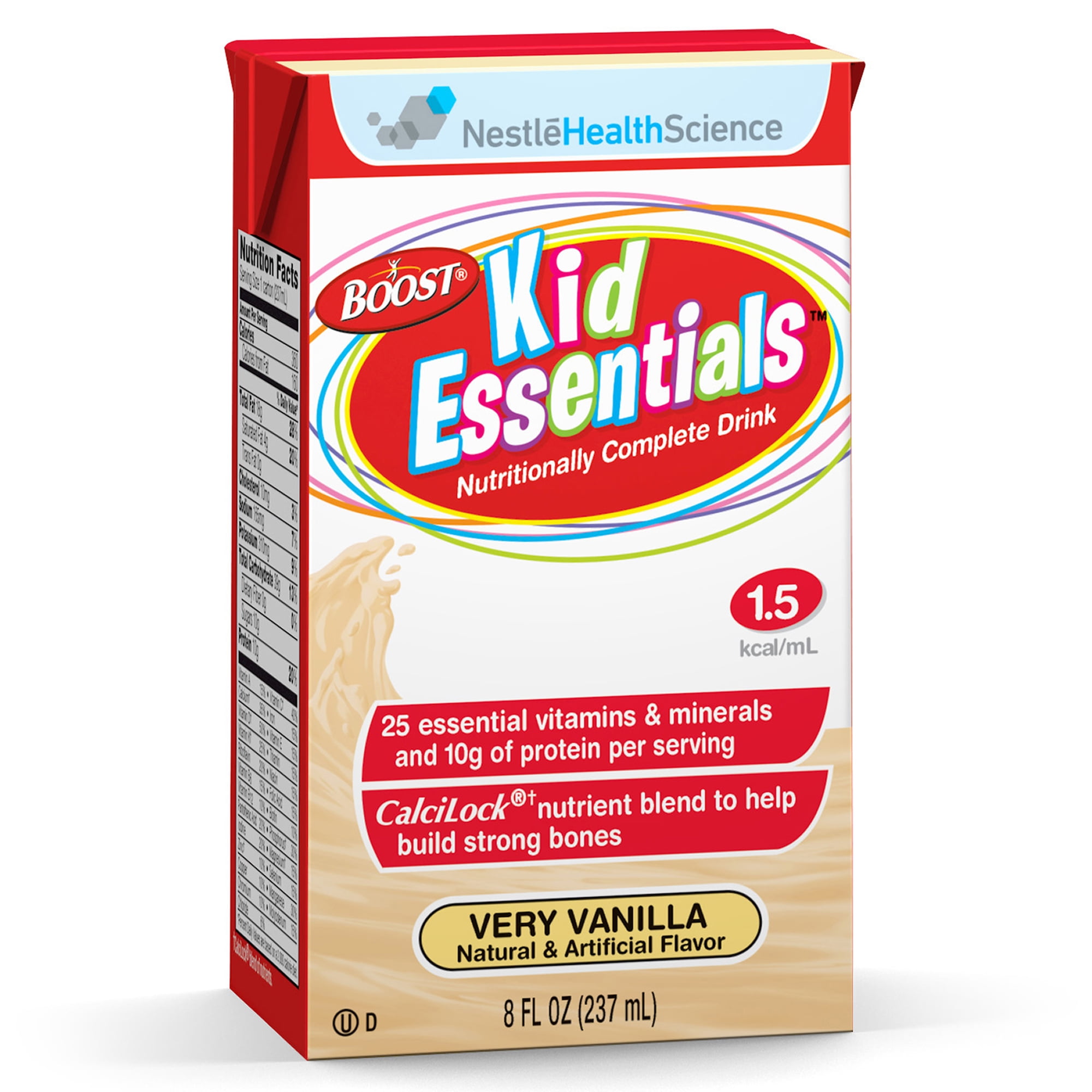 Boost kid essentials 1 5 vanilla pediatric oral supplement tube