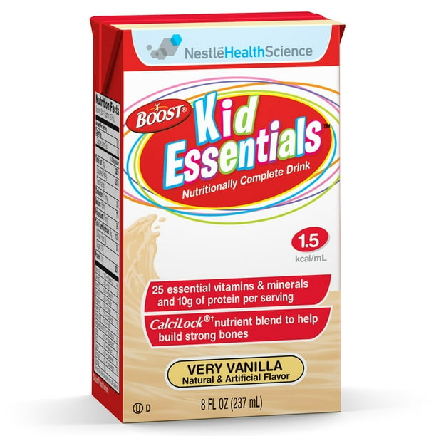 Boost Kid Essential Nutritional Drink, Vanilla, 8 fl oz