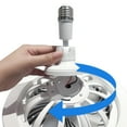 thumbnail image 6 of Yoofe Ceiling Fans with Lights and Remote,3 Colors 3000K-6500K Dimmable LED Light Bulb Fan Screw in Ceiling Fan for Bedroom,Kitchen,Storage Room,Wireless Small Ceiling Fans with Lights-White, 6 of 7
