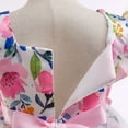 thumbnail image 7 of Girls Floral Princess Dress Bowknot Waist Pageant Wedding Costumes Gown, 7 of 7