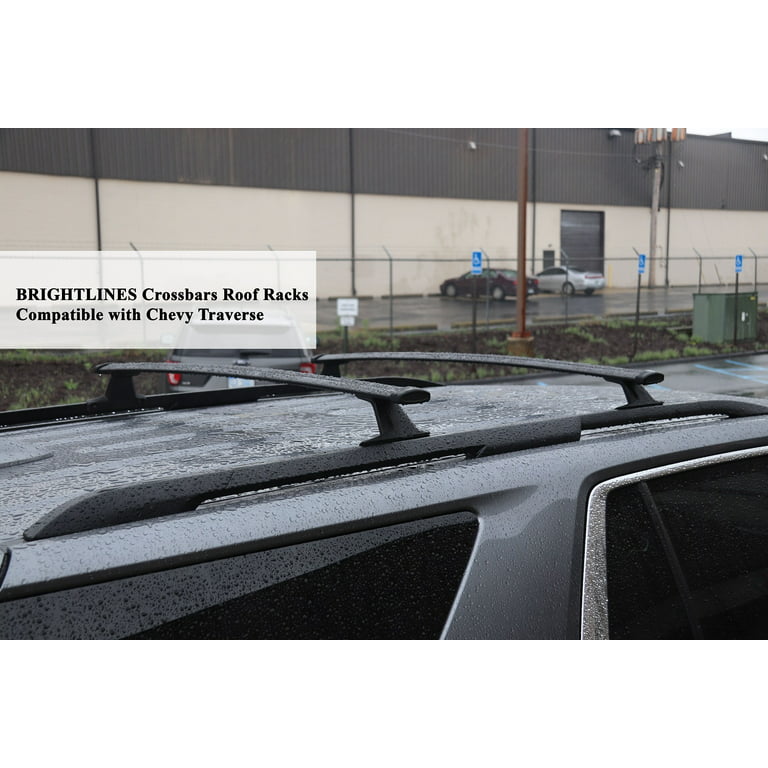 BRIGHTLINES Roof Rack Crossbars Replacement for Chevy Traverse