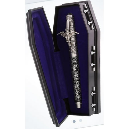 - Disney Parks Haunted Mansion bat Executive Pen New With Tombstone box
