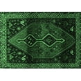 thumbnail image 1 of Ahgly Company Indoor Rectangle Persian Emerald Green Traditional Area Rugs, 7' x 9', 1 of 4