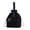 Black, variant on Visland Bento Bag Adjustable Wide Opening Canvas Drawstring Design Lunch Handbag Picnic Accessories