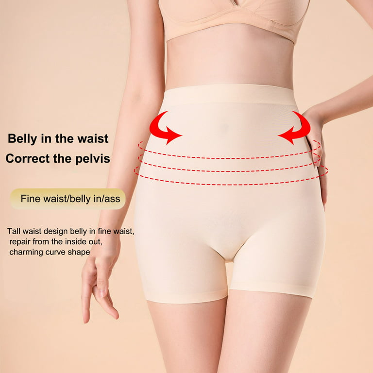 DELIMIRA Women's Plus Size Shapewear Shorts High Waist Tummy Control Thigh  Slimmer Butt Lifter Panties 