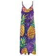 thumbnail image 4 of Lunarable Pineapple Sleeveless Dress Women's Luxury Party Dress Birthday Dresses for Women, 4 of 7