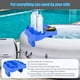 thumbnail image 5 of Portavasos inflable para piscina con orificio de drenaje ajustable (azul claro) Ehuebsd Para Estrenar, 5 of 9