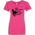 thumbnail image 3 of Inktastic Live Like Someone Left the Gate Open Horse Silhouette Women's T-Shirt, 3 of 5