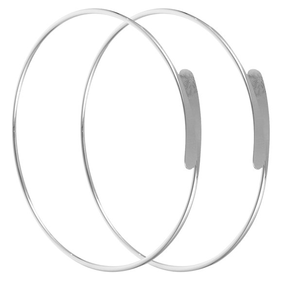 WRITWAA 2Pcs Metal Bracelet Jewelry Simple Elegance for Women Casual and Formal Occasions
