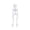 A006- White, variant on Halloween Skeleton Decorations 6 X 2 Inch Blue 3D Printed Skeleton Action Figure Refrigerator for Fridge Cute Halloween Decor for Home Kitchen Spooky Season Display 1 Pack