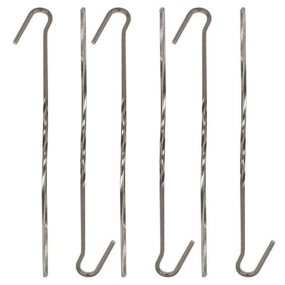 Stansport 7.5" Steel Skewer Tent Stakes - 6 Pack