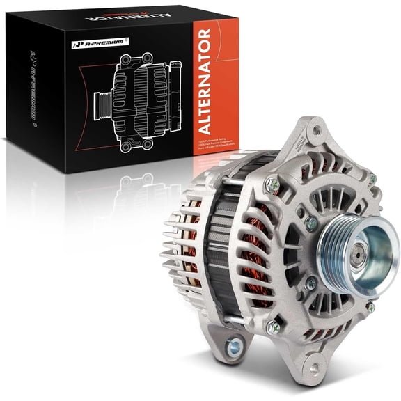A-Premium Alternator Compatible with Subaru Outback 2015-2017 Legacy 2015-2017 3.6L 12V 130A 6-Groove Pulley Clockwise Replace# 23700AA931 A003TJ3492